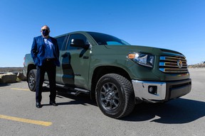 Andrew Fulcher with the 2021 Toyota Tundra.