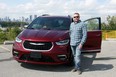 Ryan Heagy with the 2021 Chrysler Pacifica he tested for a week in and around Calgary.