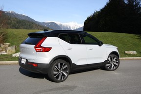 Volvo's first-ever electric vehicle, the XC40 Recharge, ticks both the sustainability and safety boxes Canadian consumers covet according to a recent survey.